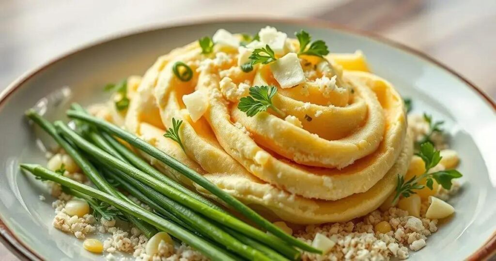massa de macarrão com ovos
