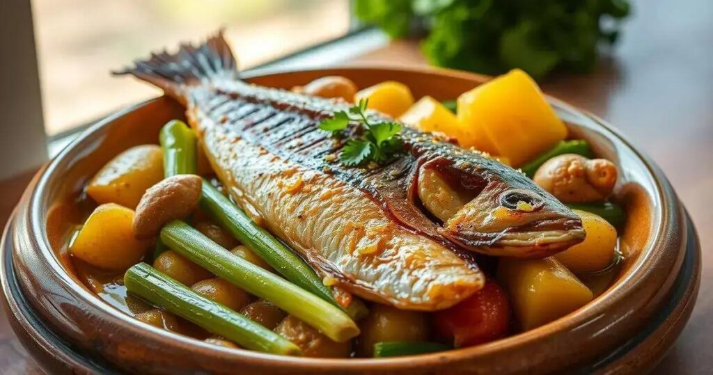 receita de peixe cozido