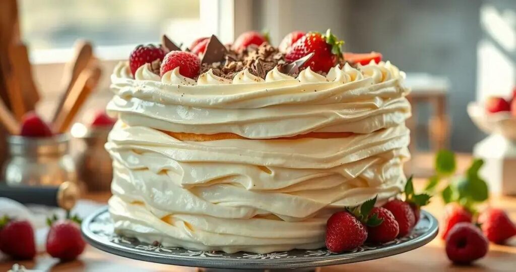 bolo de chocolate branco