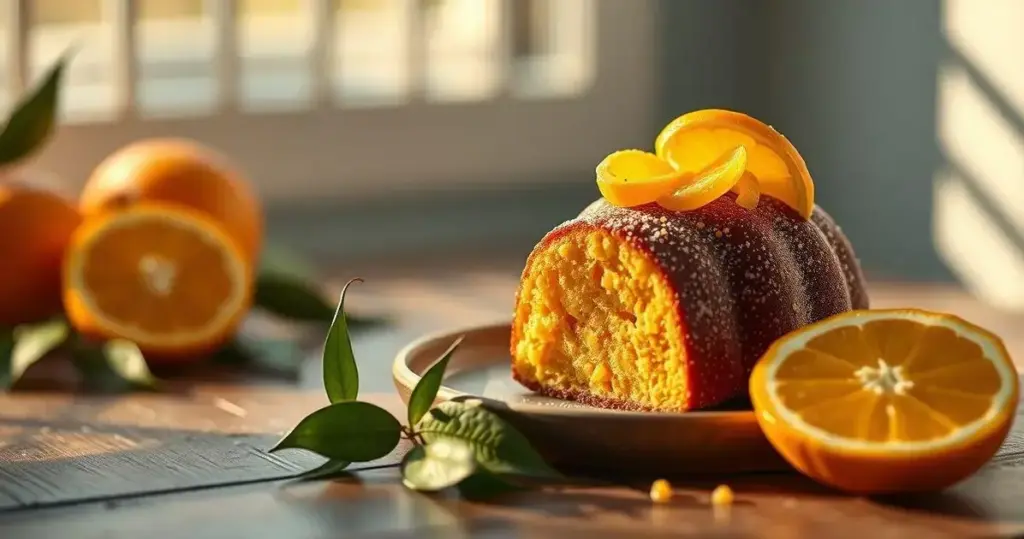 bolo de laranja molhadinho