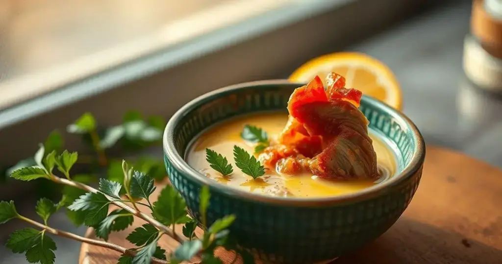caldo de frango caseiro