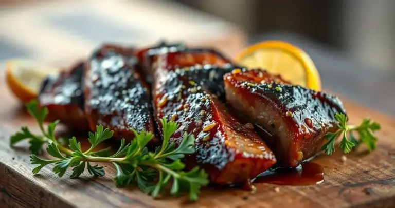 iscas de carne acebolada
