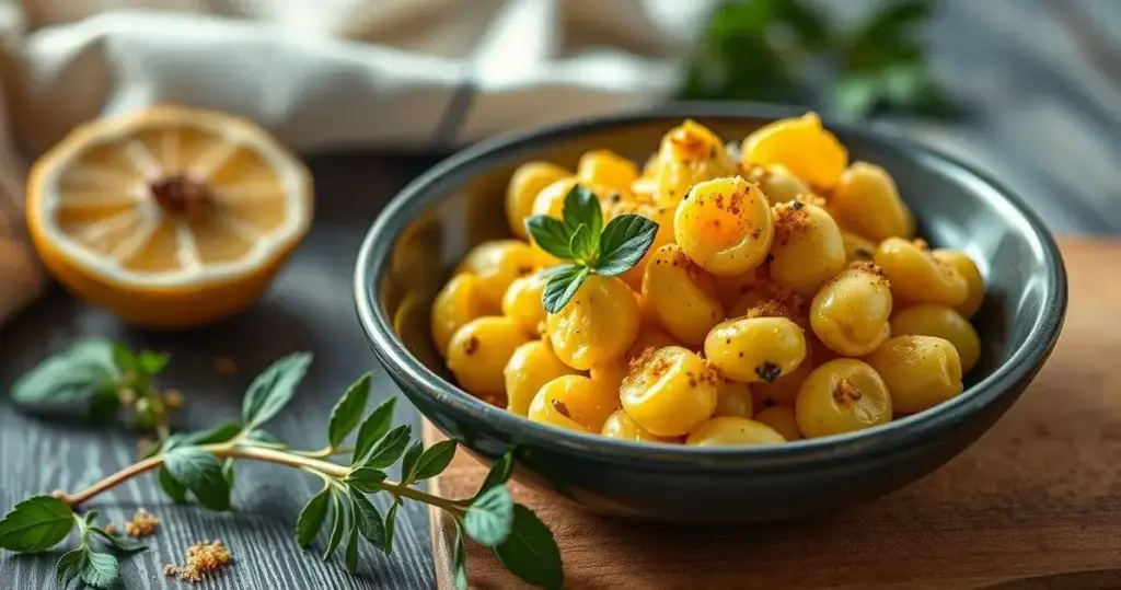 massa de macarrão com sêmola