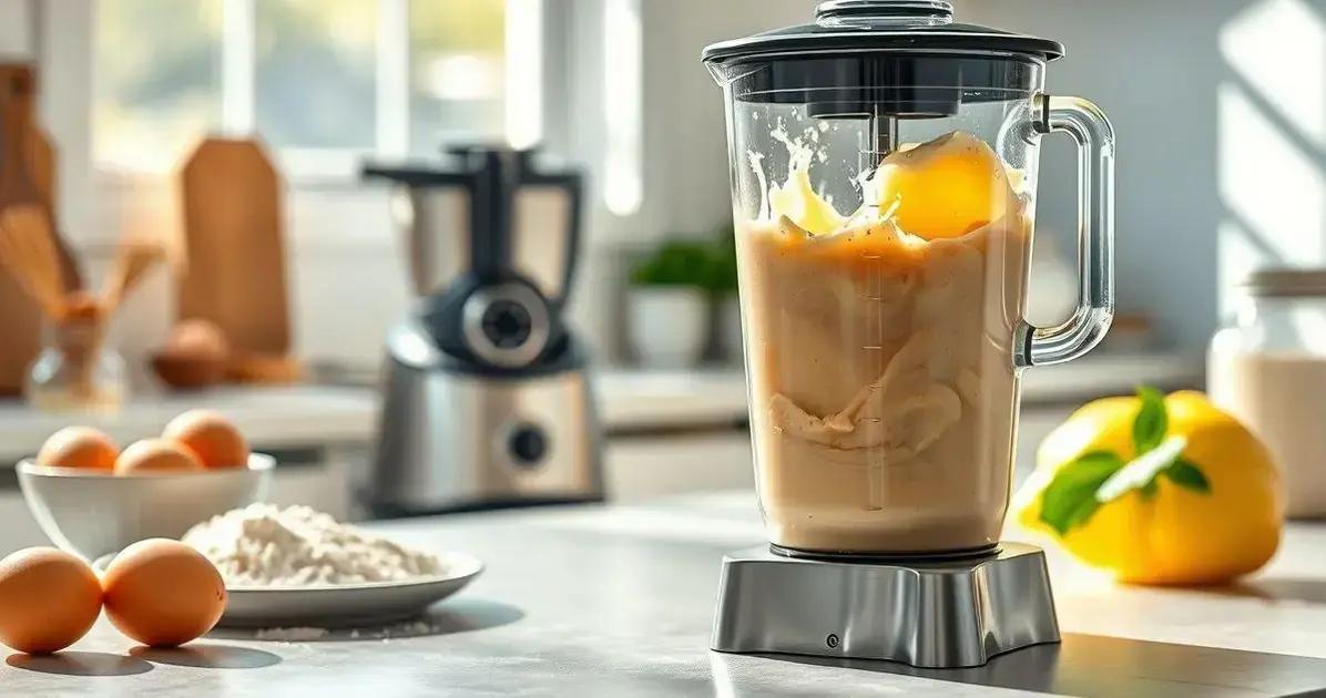 massa de panqueca de liquidificador