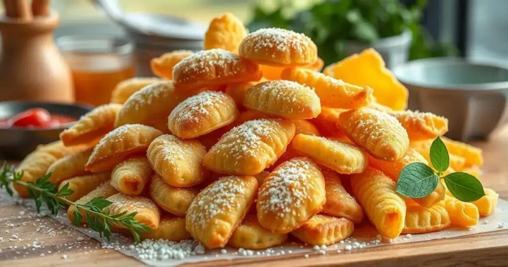 massa de pastel de feira