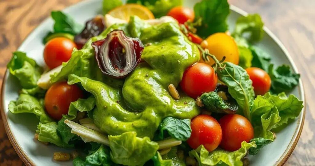 molho para salada verde