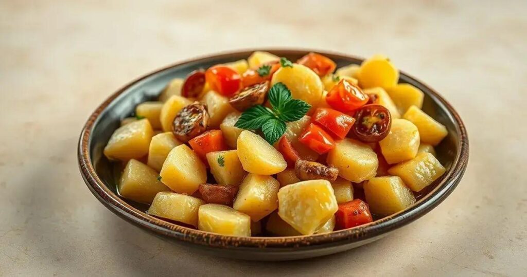 nhoque de batata doce massa