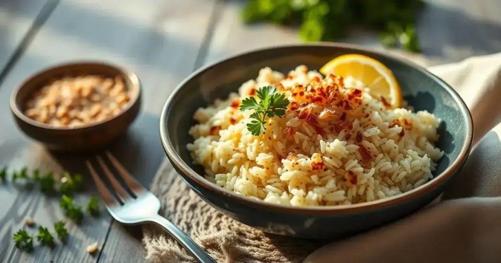 receita de arroz de polvo