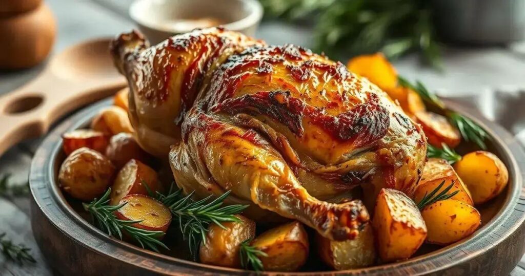 receita de coxa de frango assada
