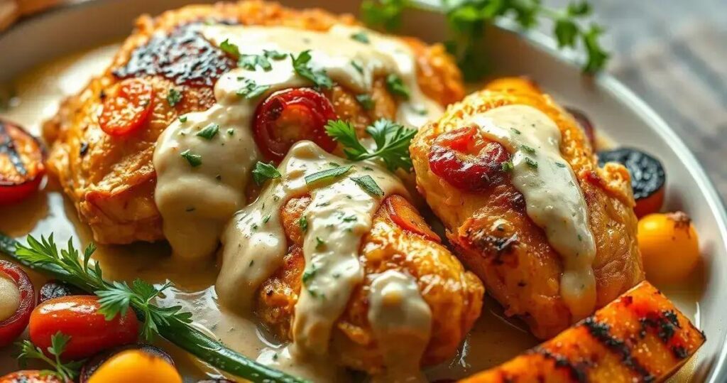 receita de frango cremoso
