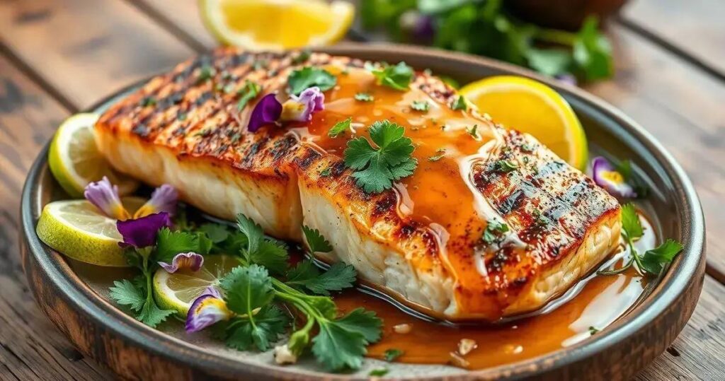 receita de salmão grelhado