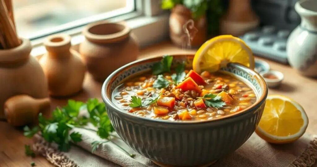 receita de sopa de lentilha
