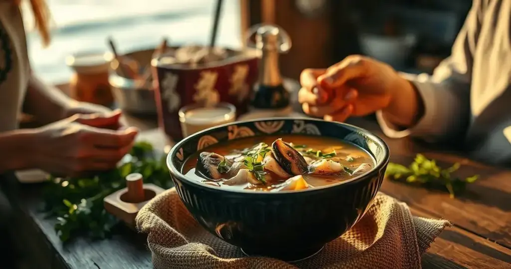 receita de sopa de peixe com pirão