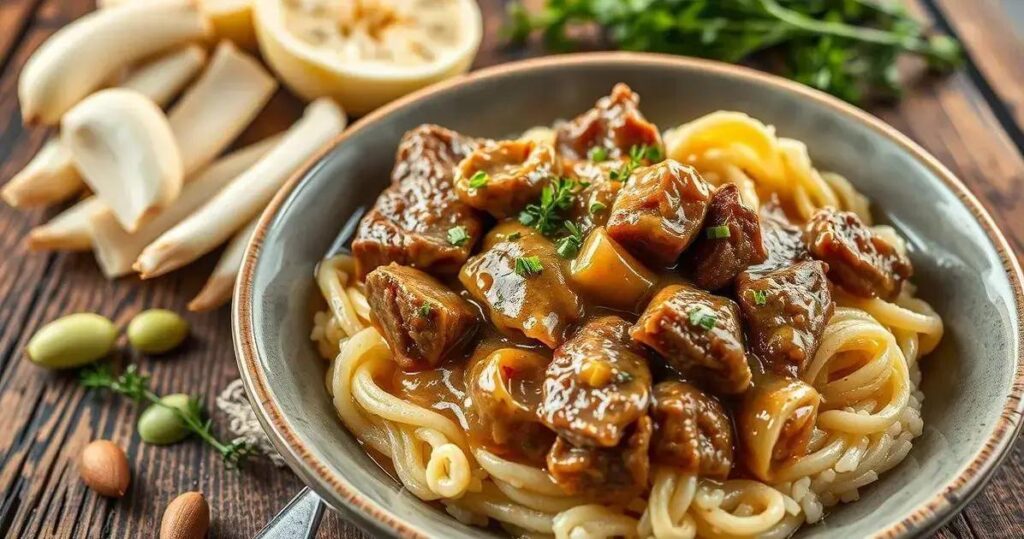 receita de strogonoff de carne
