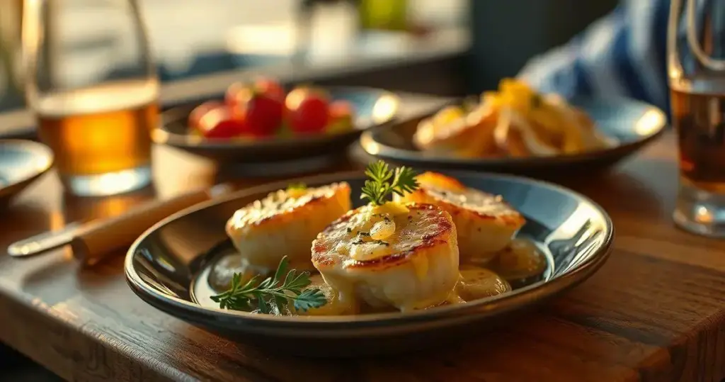 receita de vieiras gratinadas