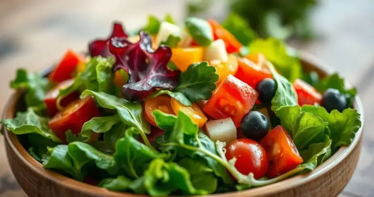 salada colorida