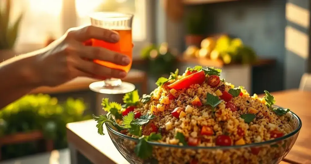 salada de cuscuz marroquino