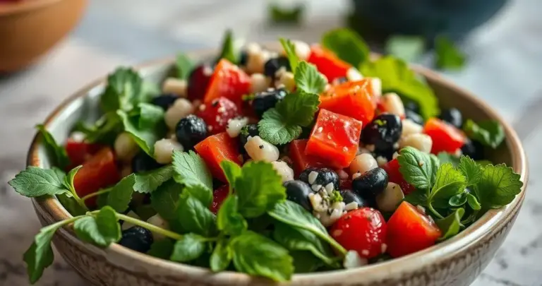 salada de feijão fradinho