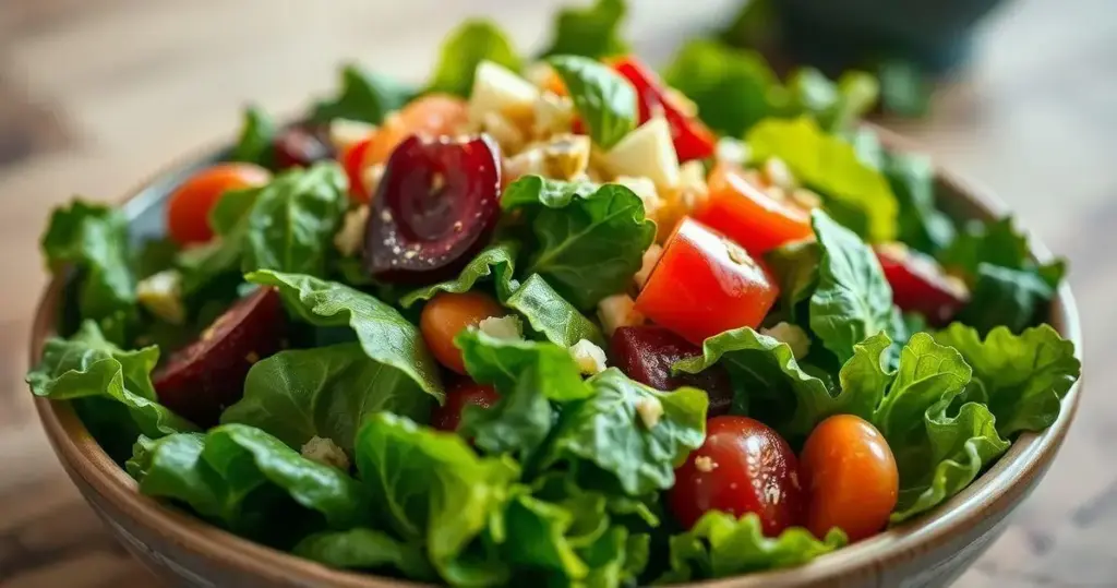 salada de folhas