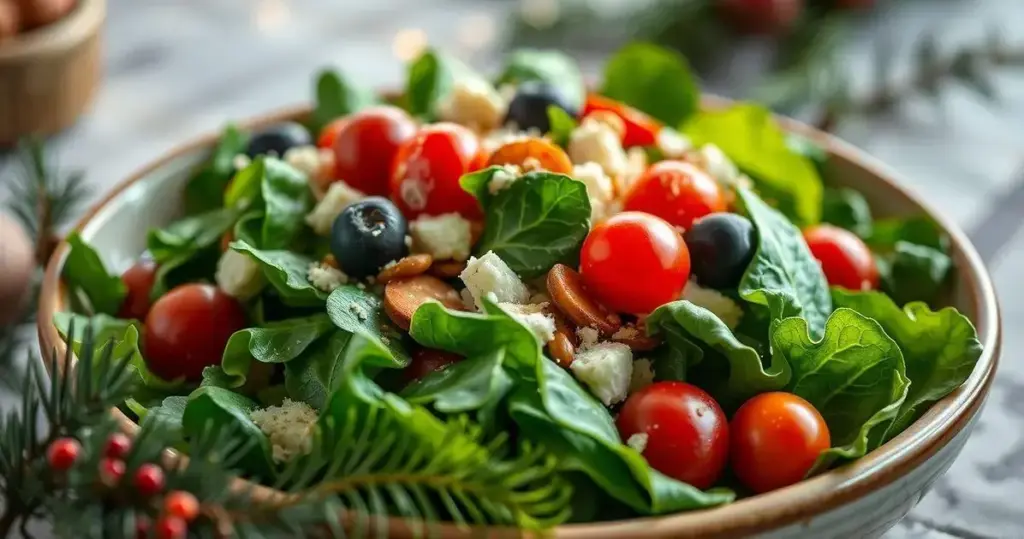 salada de natal