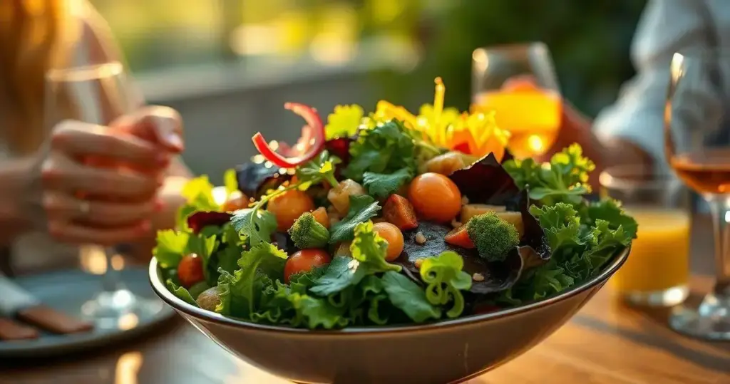 salada para festa