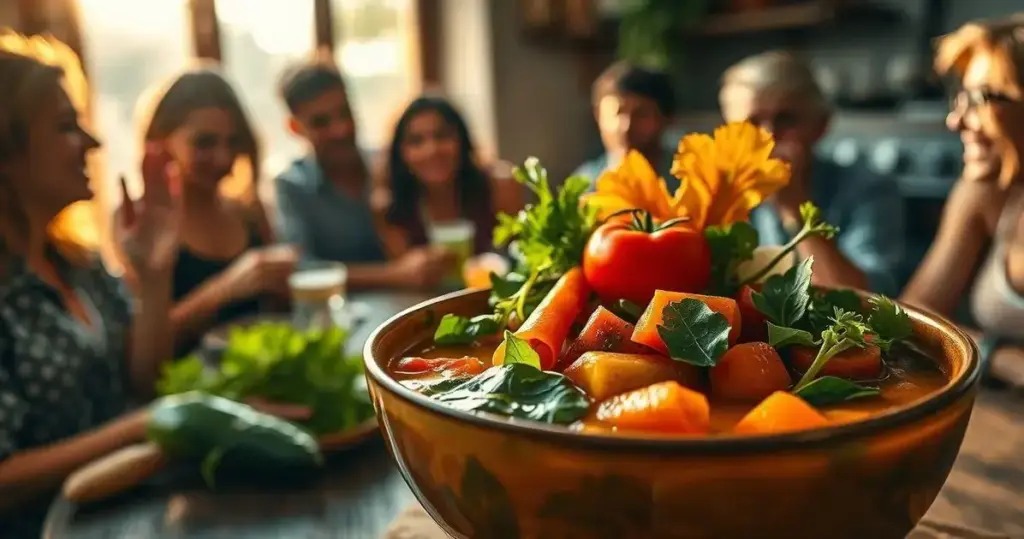 sopa de legumes para dieta