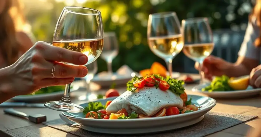 vinho que combina com peixe