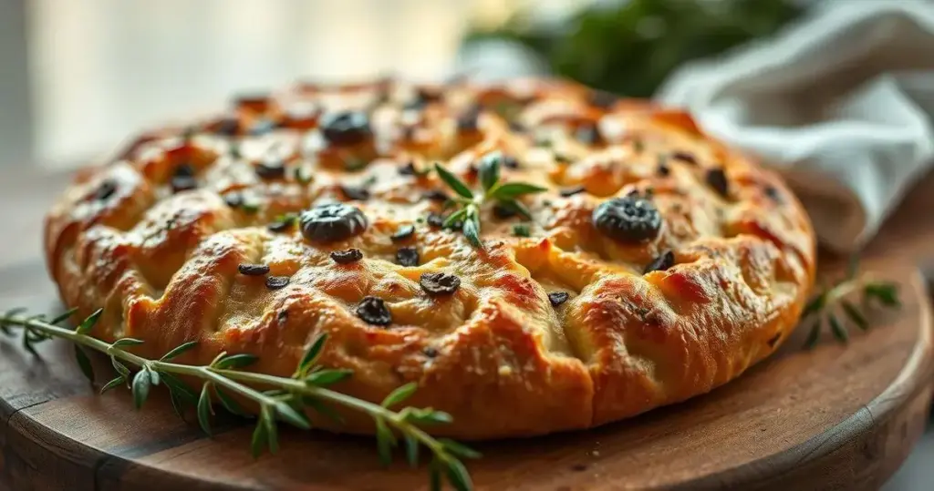 massa de focaccia sem sova