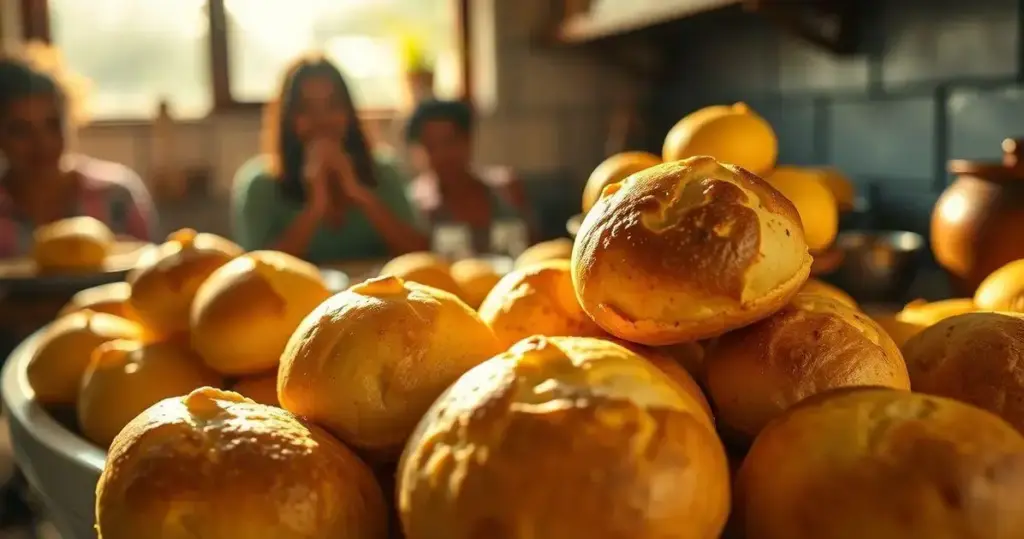 massa de pão de queijo mineiro