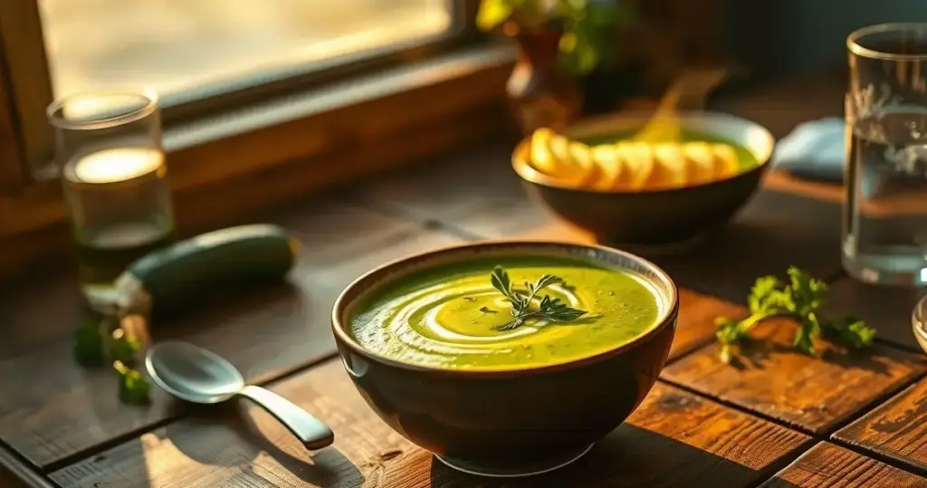 receita de sopa de abobrinha light