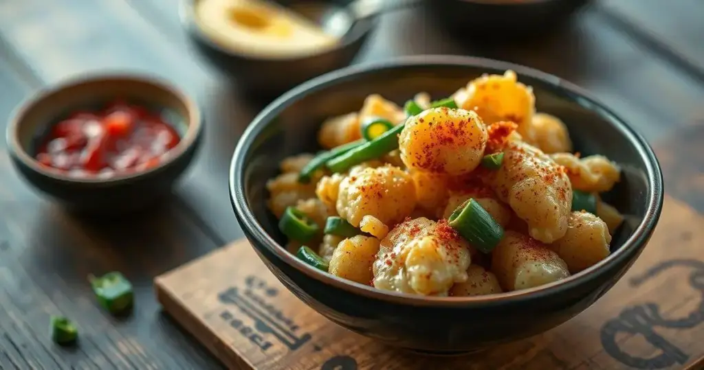 receita de tempura de camarão
