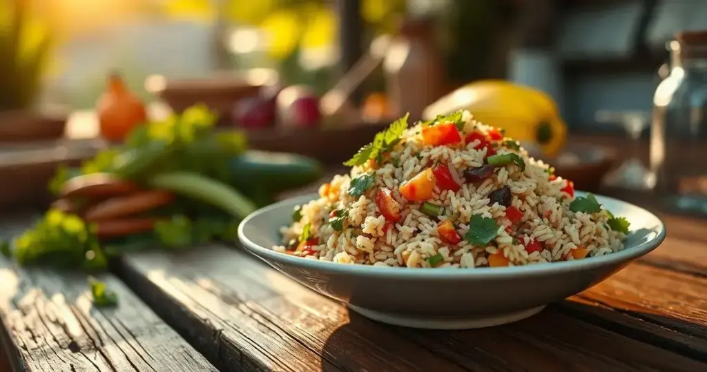 salada de arroz