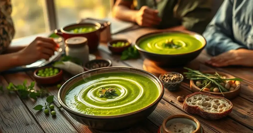 sopa de ervilha seca